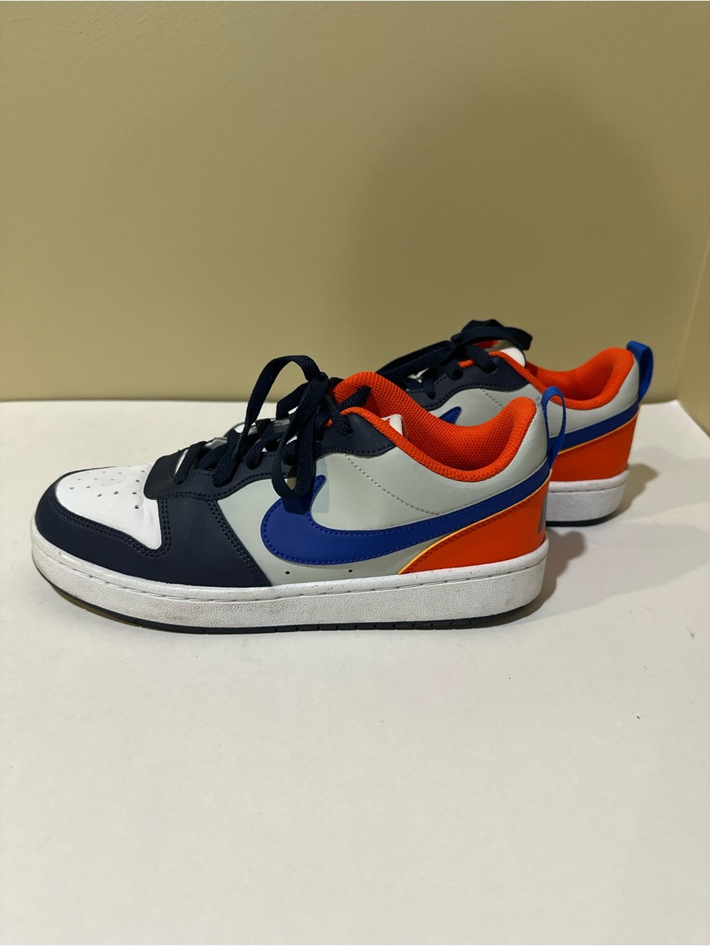 Nike Kids Navy, Orange & Blue Low-Top Sneakers